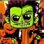 Franky & Vampir Halloween-Puzzle